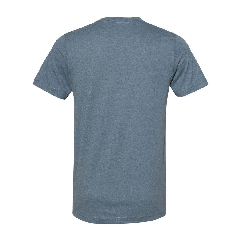 BELLA + CANVAS Unisex Sueded Tee - Heather Slate - Back