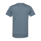 BELLA + CANVAS Unisex Sueded Tee - Heather Slate - Back