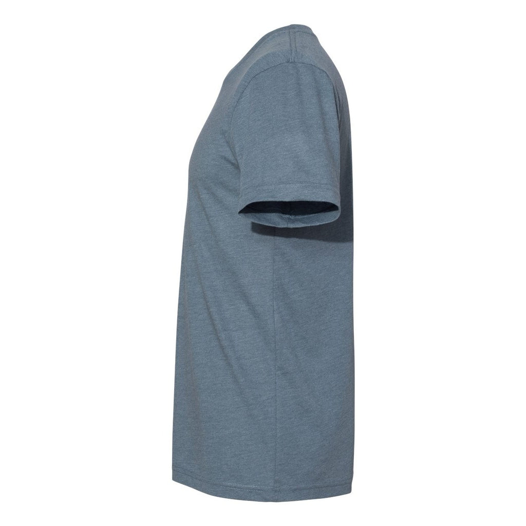 BELLA + CANVAS Unisex Sueded Tee - Heather Slate - Direct Side