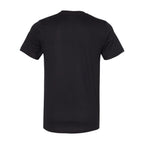 BELLA + CANVAS Unisex Sueded Tee - Solid Black Blend - Back
