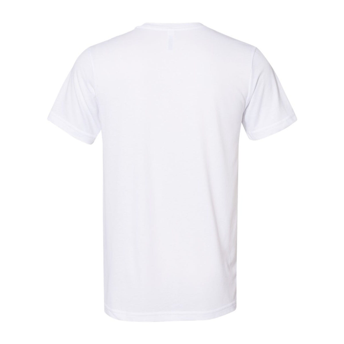 BELLA + CANVAS Unisex Sueded Tee - Solid White Blend - Back