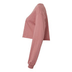 BELLA + CANVAS Women's FWD Fashion Crop Long Sleeve Tee - Mauve - Direct Side