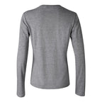BELLA + CANVAS Women's Jersey Long Sleeve Tee - Deep Heather - Back
