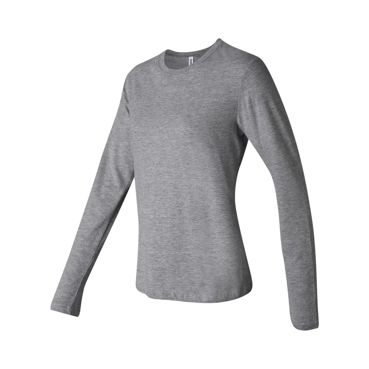 BELLA + CANVAS Women's Jersey Long Sleeve Tee - Deep Heather - Side