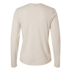 BELLA + CANVAS Women's Jersey Long Sleeve Tee - Heather Dust - Back