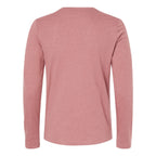 BELLA + CANVAS Women's Jersey Long Sleeve Tee - Heather Mauve - Back