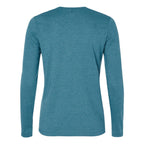 BELLA + CANVAS Women's Jersey Long Sleeve Tee - Heather Slate - Back