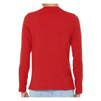 BELLA + CANVAS Women's Jersey Long Sleeve Tee - Red - On Model Back