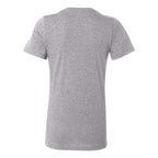 BELLA + CANVAS Women's Relaxed Fit Heather CVC Tee - Athletic Heather - Back