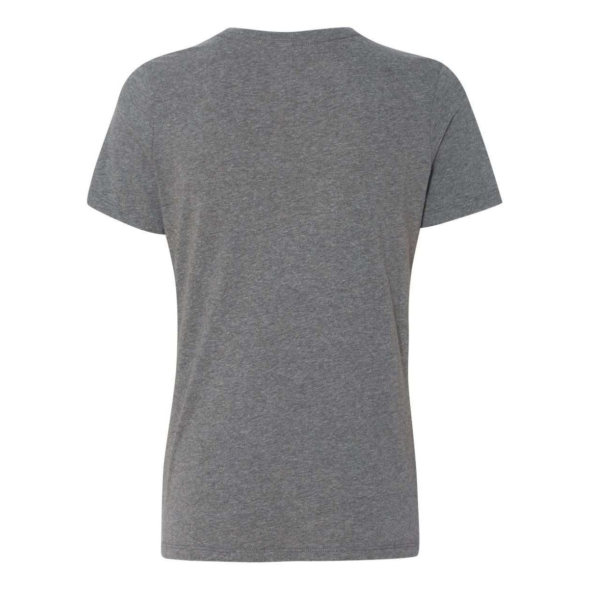 BELLA + CANVAS Women's Relaxed Fit Heather CVC Tee - Deep Heather - Back