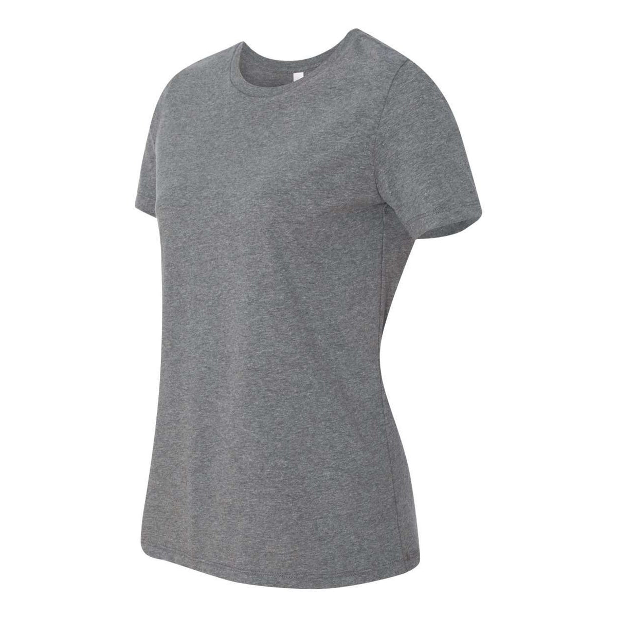 BELLA + CANVAS Women's Relaxed Fit Heather CVC Tee - Deep Heather - Side
