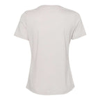 BELLA + CANVAS Women's Relaxed Fit Heather CVC Tee - Heather Cool Grey - Back