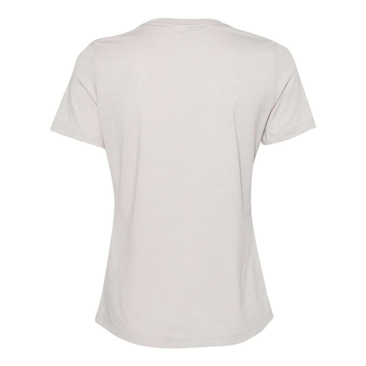 BELLA + CANVAS Women's Relaxed Fit Heather CVC Tee - Heather Cool Grey - Back
