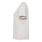 BELLA + CANVAS Women's Relaxed Fit Heather CVC Tee - Heather Cool Grey - Direct Side