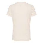 BELLA + CANVAS Women's Relaxed Fit Heather CVC Tee - Heather Natural - Back