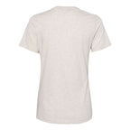 BELLA + CANVAS Women's Relaxed Fit Heather CVC Tee - Heather Prism Natural - Back