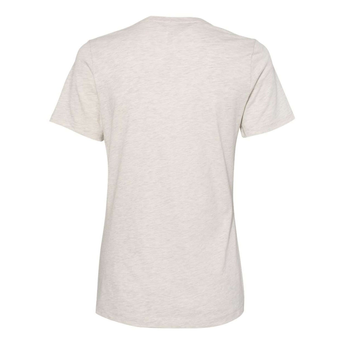 BELLA + CANVAS Women's Relaxed Fit Heather CVC Tee - Heather Prism Natural - Back