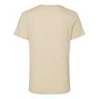 BELLA + CANVAS Women's Relaxed Fit Heather CVC Tee - Heather Soft Cream - Back
