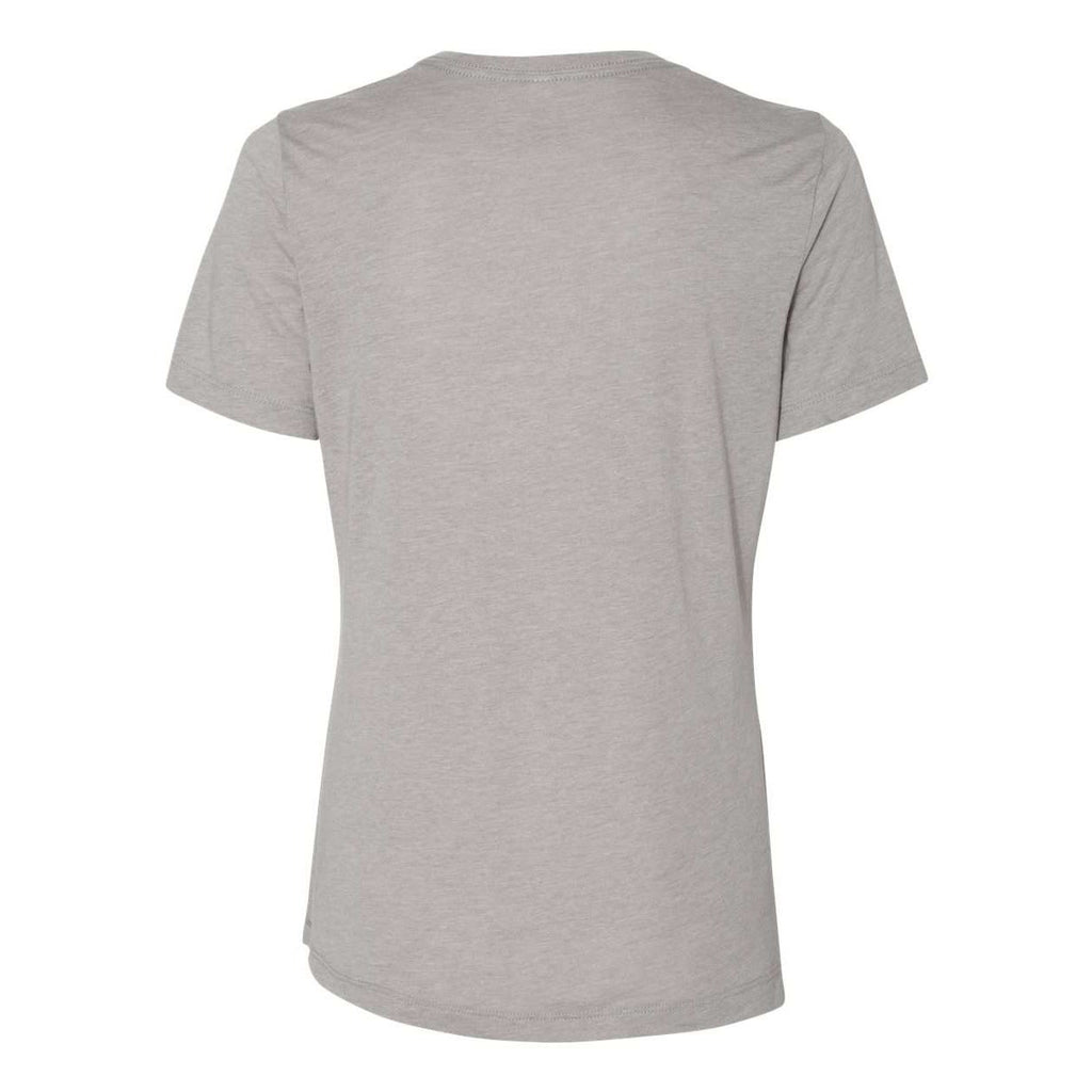 BELLA + CANVAS Women's Relaxed Fit Triblend Tee - Athletic Grey Triblend - Back