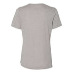 BELLA + CANVAS Women's Relaxed Fit Triblend Tee - Athletic Grey Triblend - Back
