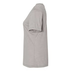 BELLA + CANVAS Women's Relaxed Fit Triblend Tee - Athletic Grey Triblend - Direct Side