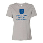 BELLA + CANVAS Women's Relaxed Fit Triblend Tee - Athletic Grey Triblend - Front
