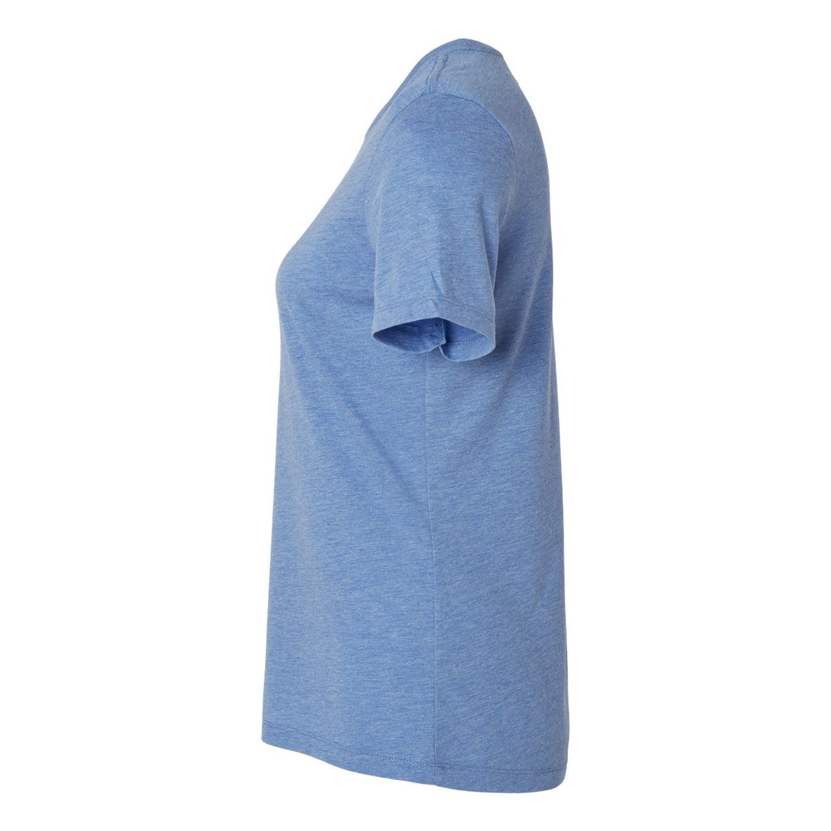 BELLA + CANVAS Women's Relaxed Fit Triblend Tee - Blue Triblend - Direct Side