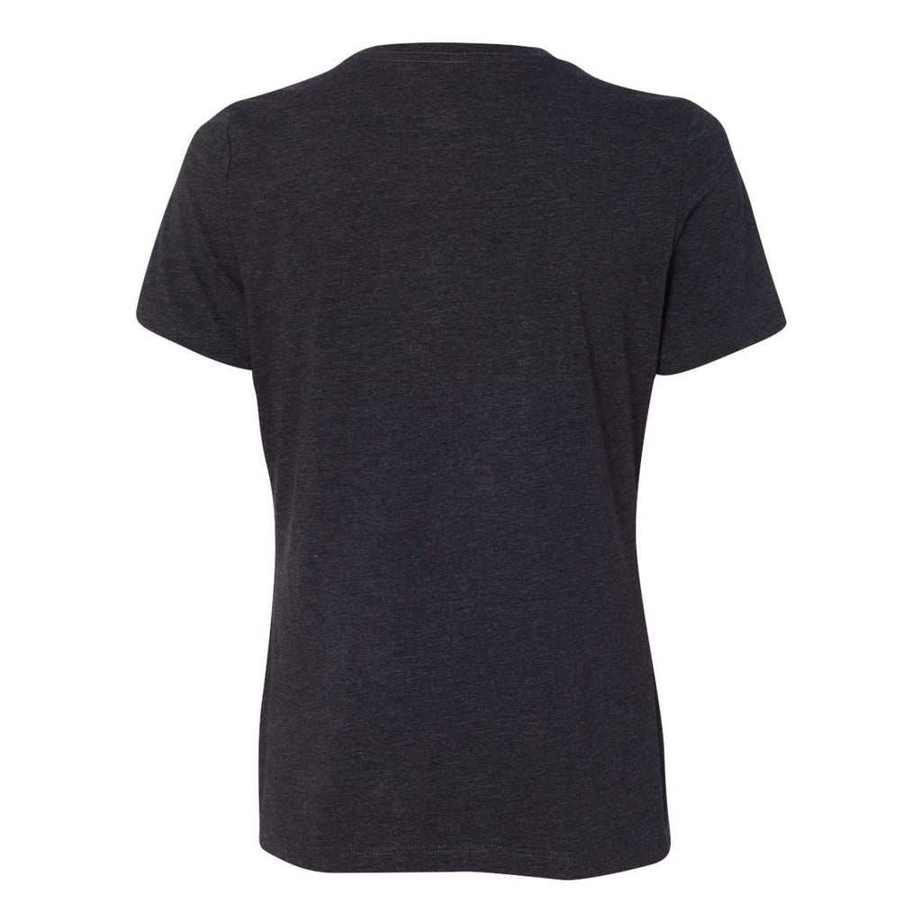 BELLA + CANVAS Women's Relaxed Fit Triblend Tee - Charcoal Black Triblend - Back