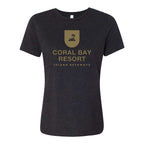 BELLA + CANVAS Women's Relaxed Fit Triblend Tee - Charcoal Black Triblend - Front