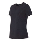 BELLA + CANVAS Women's Relaxed Fit Triblend Tee - Charcoal Black Triblend - Side
