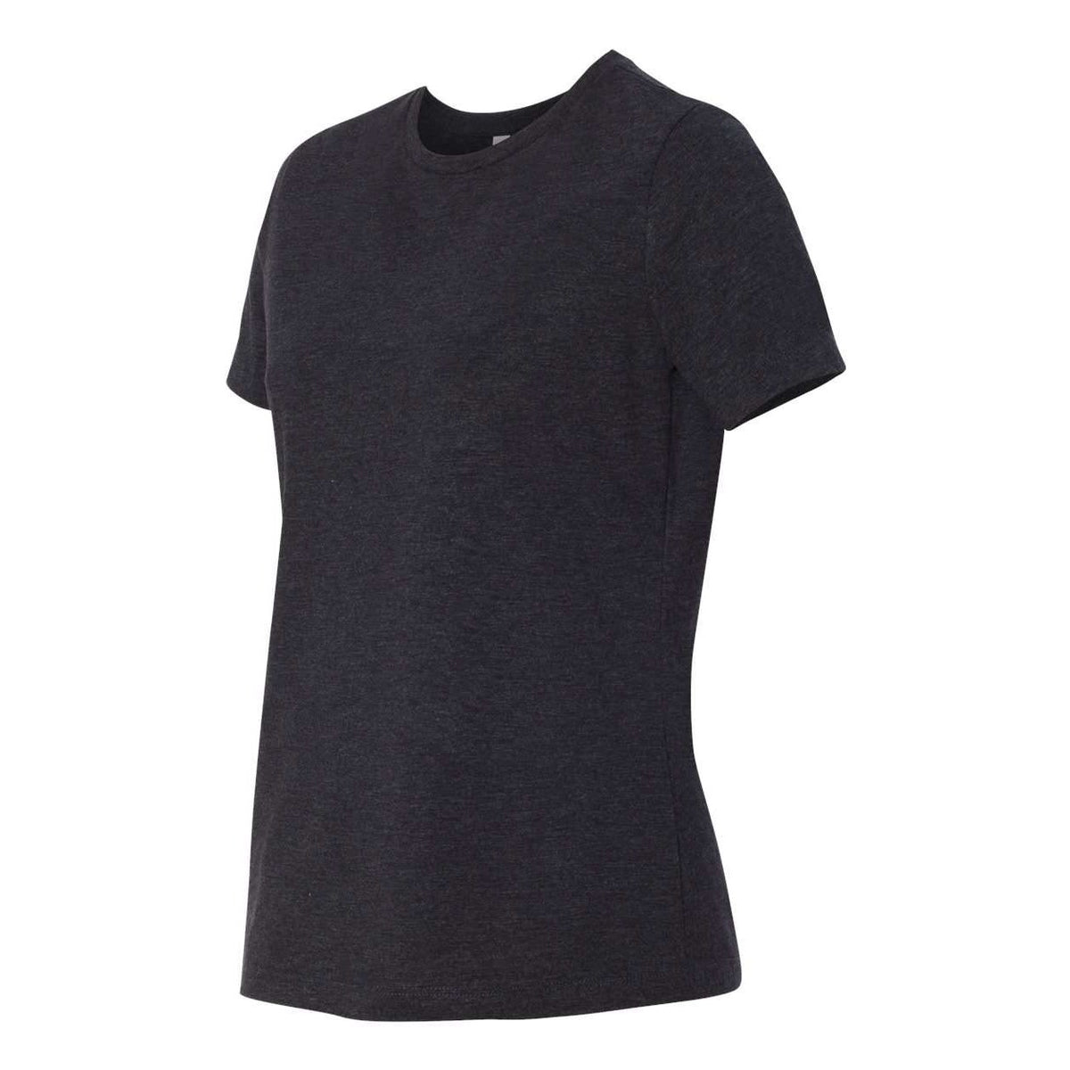 BELLA + CANVAS Women's Relaxed Fit Triblend Tee - Charcoal Black Triblend - Side