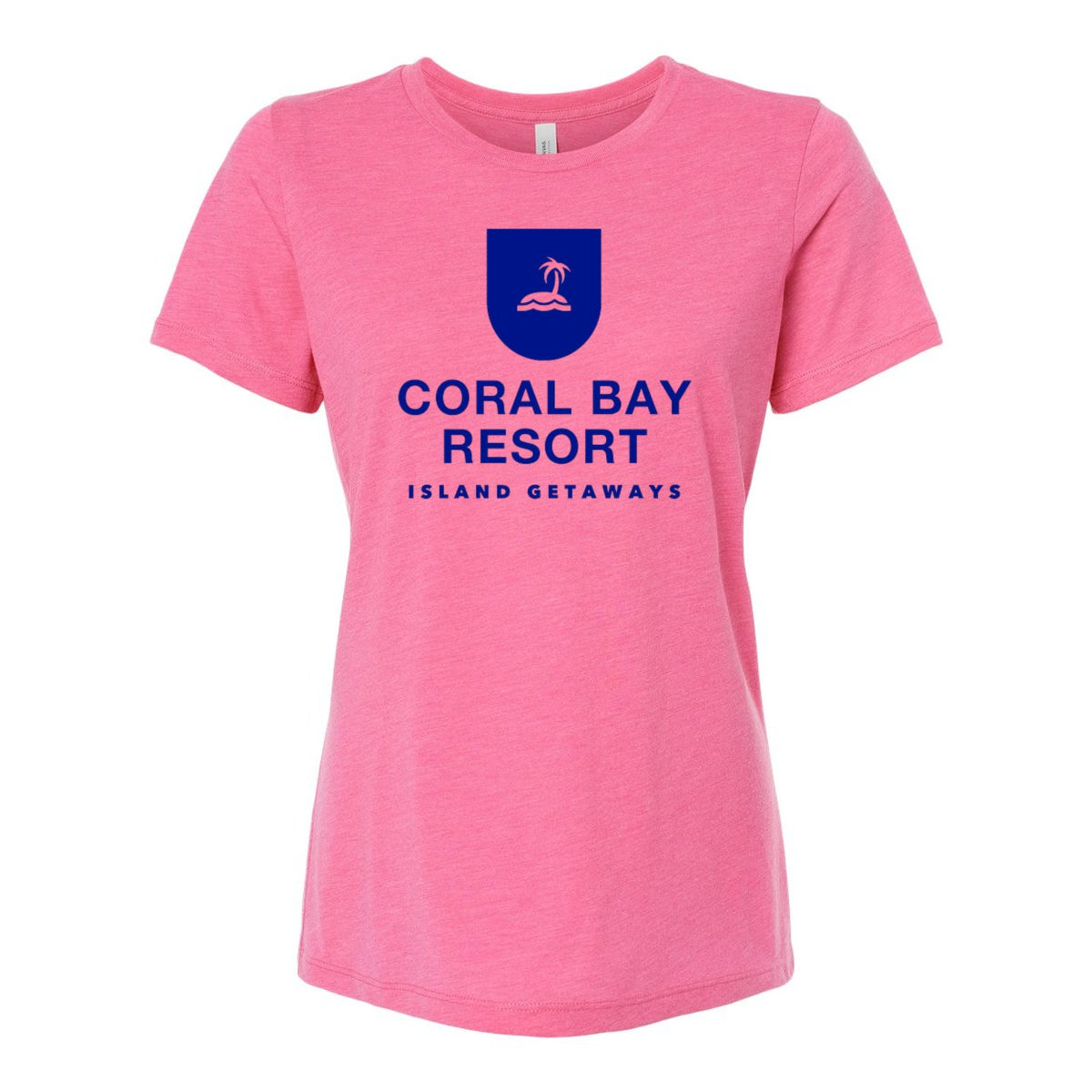 BELLA + CANVAS Women's Relaxed Fit Triblend Tee - Charity Pink Triblend - Front