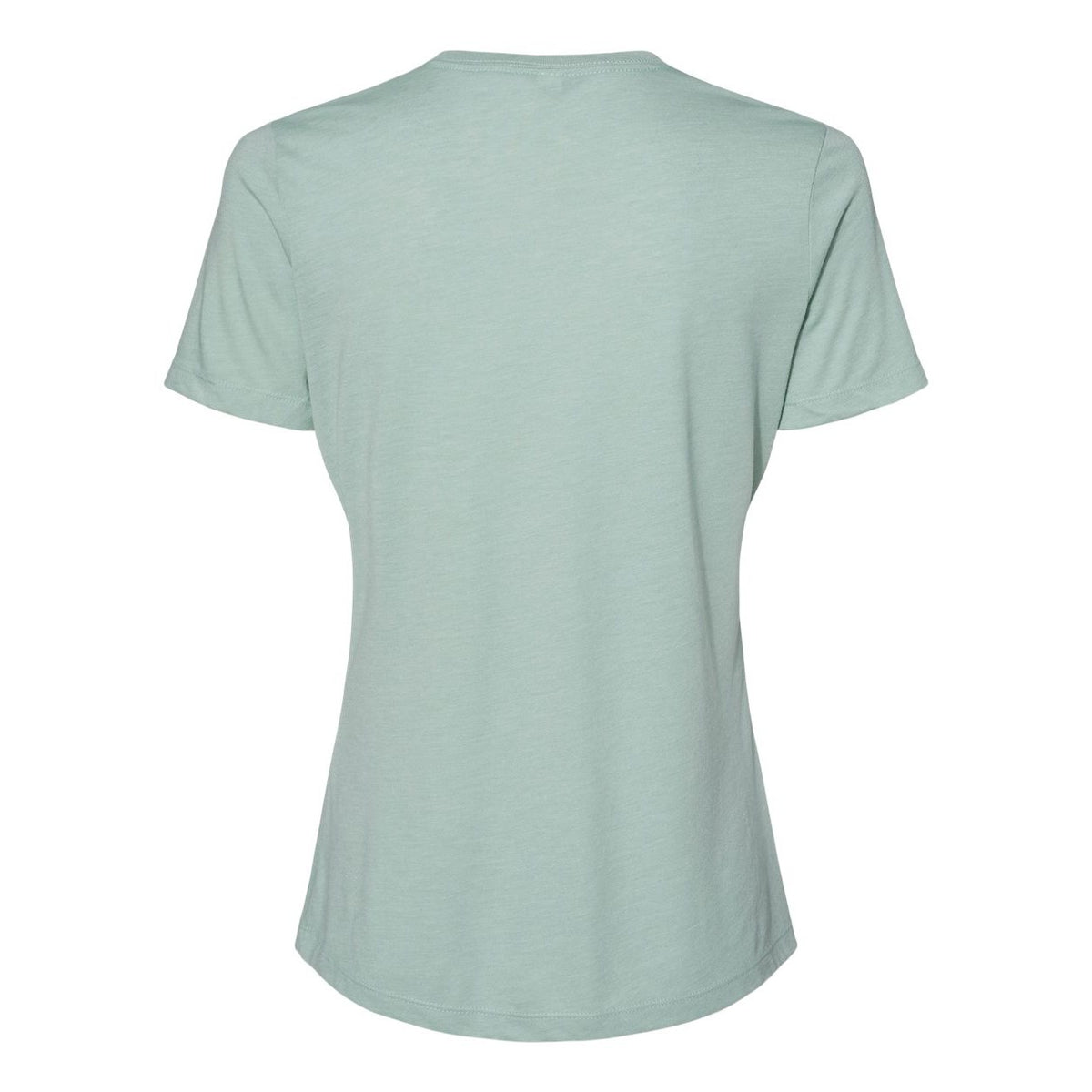BELLA + CANVAS Women's Relaxed Fit Triblend Tee - Dusty Blue Triblend - Back