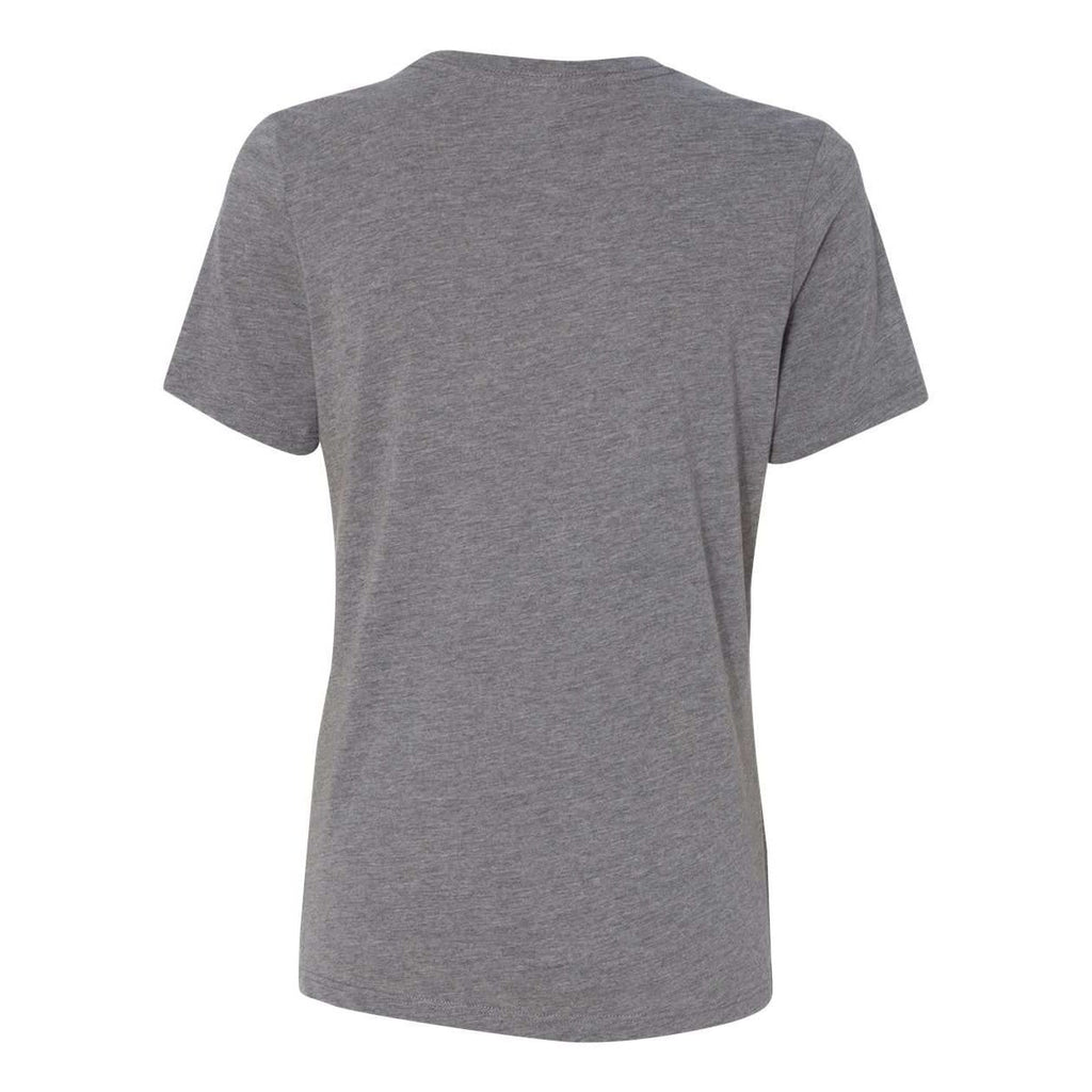 BELLA + CANVAS Women's Relaxed Fit Triblend Tee - Grey Triblend - Back