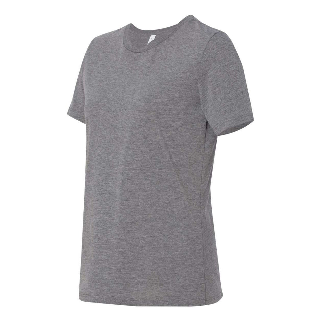 BELLA + CANVAS Women's Relaxed Fit Triblend Tee - Grey Triblend - Side