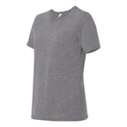 BELLA + CANVAS Women's Relaxed Fit Triblend Tee - Grey Triblend - Side
