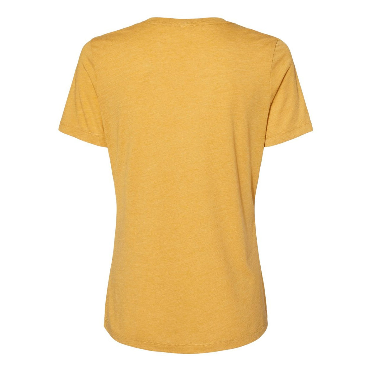 BELLA + CANVAS Women's Relaxed Fit Triblend Tee - Mustard Triblend - Back