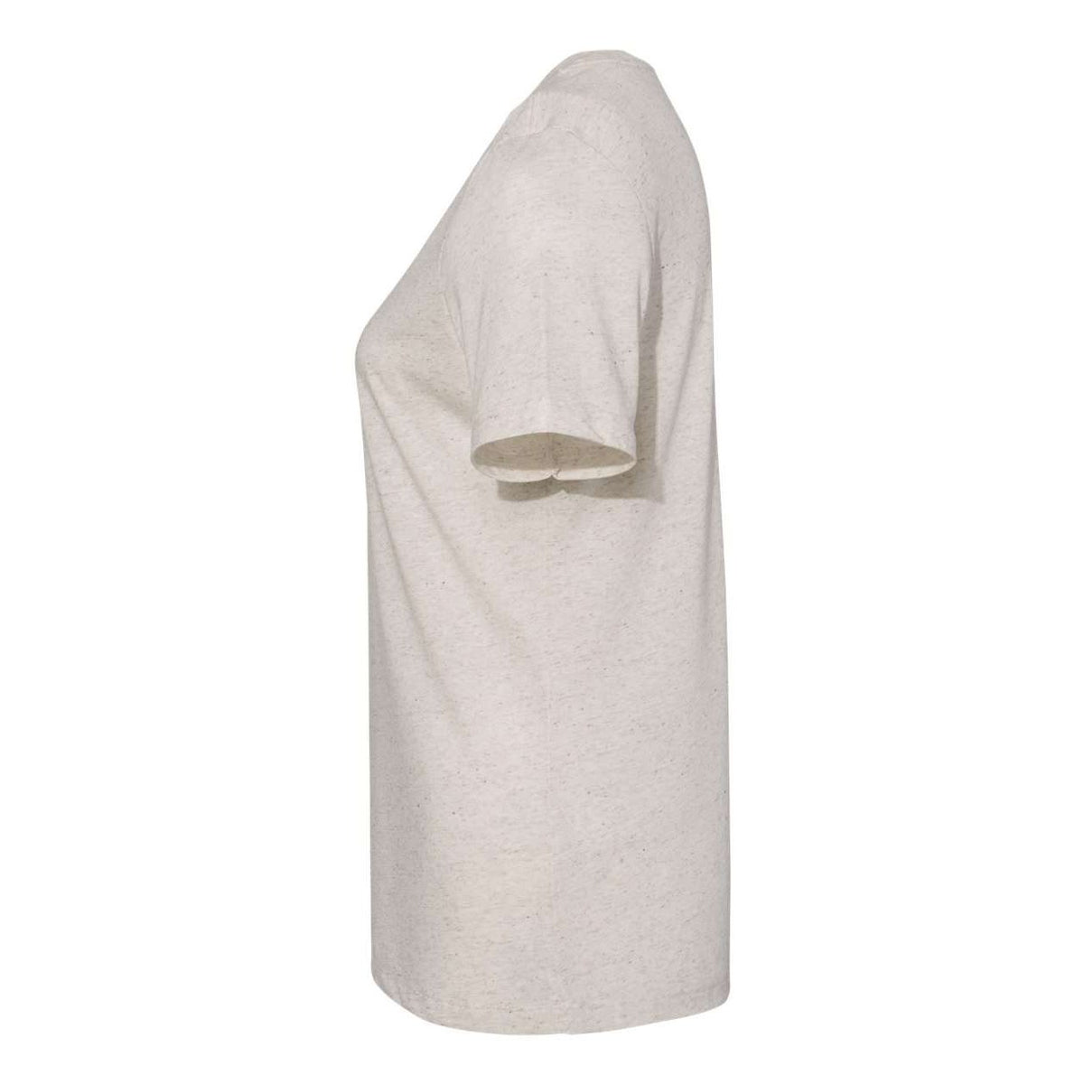 BELLA + CANVAS Women's Relaxed Fit Triblend Tee - Oatmeal Triblend - Direct Side