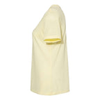 BELLA + CANVAS Women's Relaxed Fit Triblend Tee - Pale Yellow Triblend - Direct Side