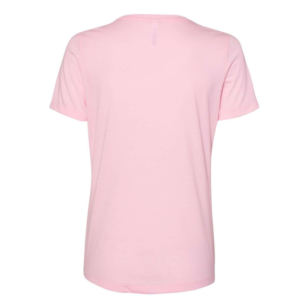 BELLA + CANVAS Women's Relaxed Fit Triblend Tee - Pink Triblend - Back