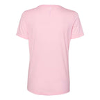 BELLA + CANVAS Women's Relaxed Fit Triblend Tee - Pink Triblend - Back