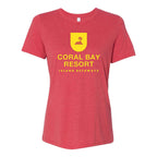 BELLA + CANVAS Women's Relaxed Fit Triblend Tee - Red Triblend - Front