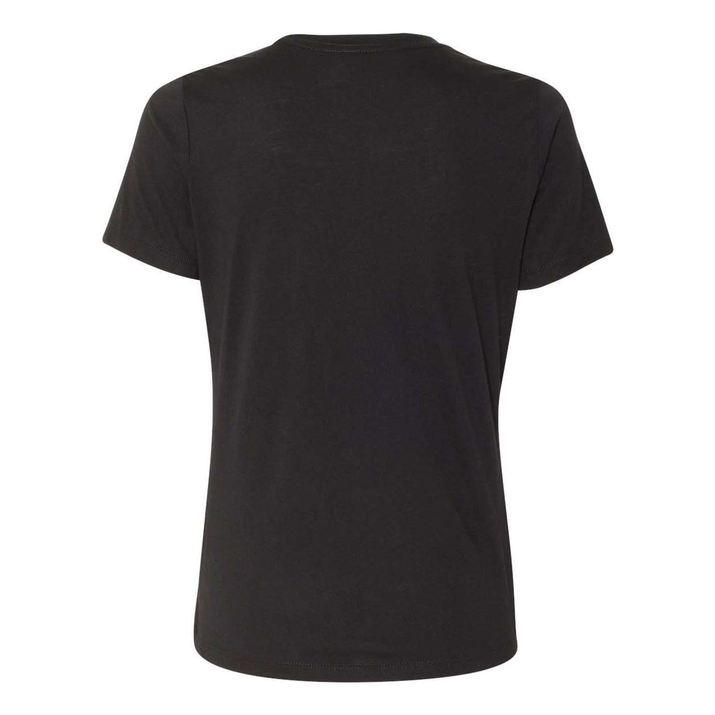 BELLA + CANVAS Women's Relaxed Fit Triblend Tee - Solid Black Triblend - Back