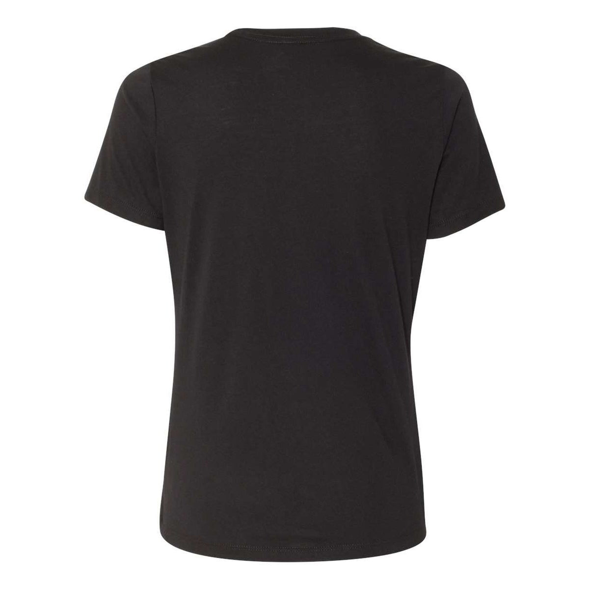BELLA + CANVAS Women's Relaxed Fit Triblend Tee - Solid Black Triblend - Back