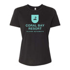 BELLA + CANVAS Women's Relaxed Fit Triblend Tee - Solid Black Triblend - Front