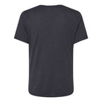 BELLA + CANVAS Women's Relaxed Fit Triblend Tee - Solid Dark Grey Triblend - Back