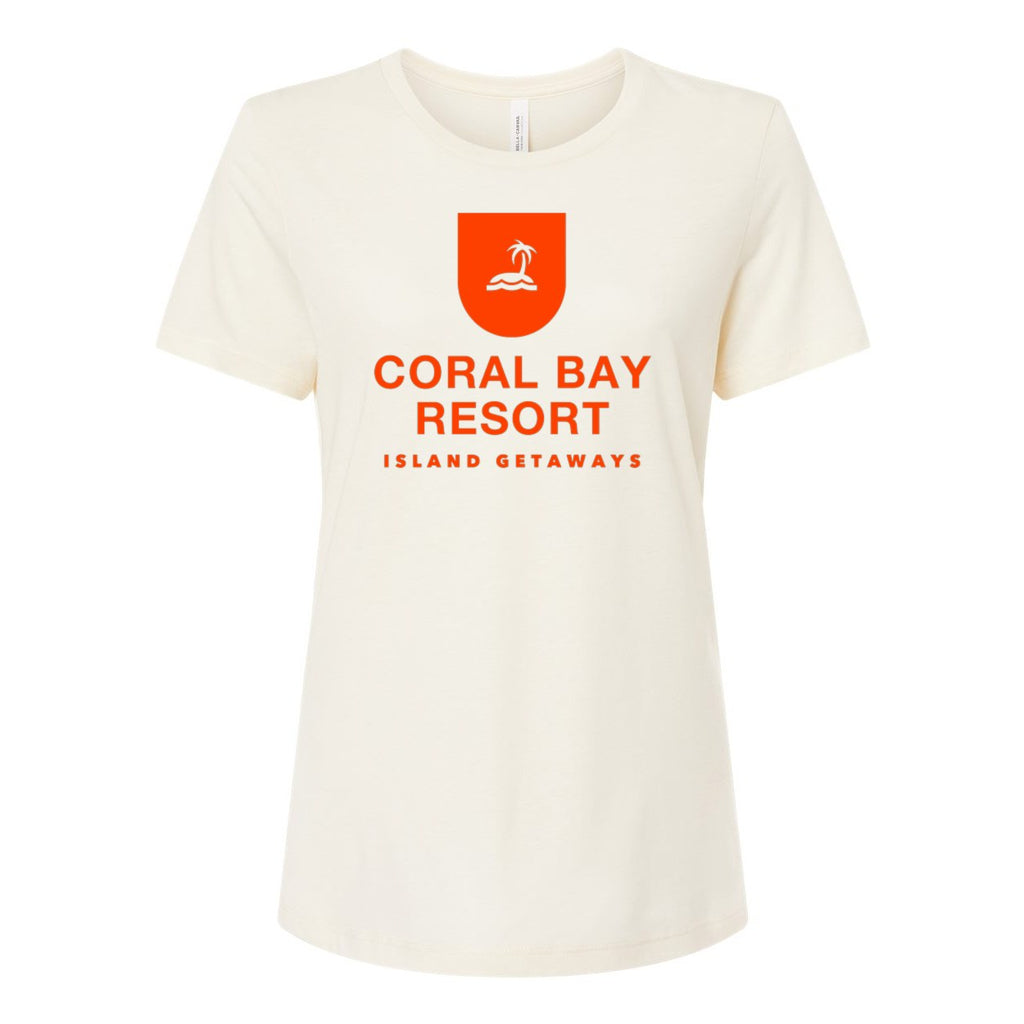 BELLA + CANVAS Women's Relaxed Fit Triblend Tee - Solid Natural Triblend - Front