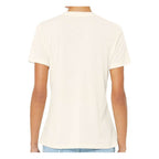 BELLA + CANVAS Women's Relaxed Fit Triblend Tee - Solid Natural Triblend - On Model Back