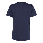 BELLA + CANVAS Women's Relaxed Fit Triblend Tee - Solid Navy Triblend - Back