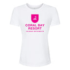BELLA + CANVAS Women's Relaxed Fit Triblend Tee - Solid White Triblend - Front